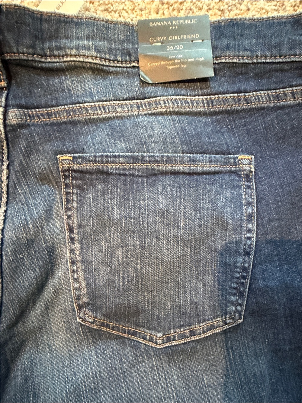 BANANA Republic Dark Blue Women's Straight-Leg Jeans - Picture 10 of 10
